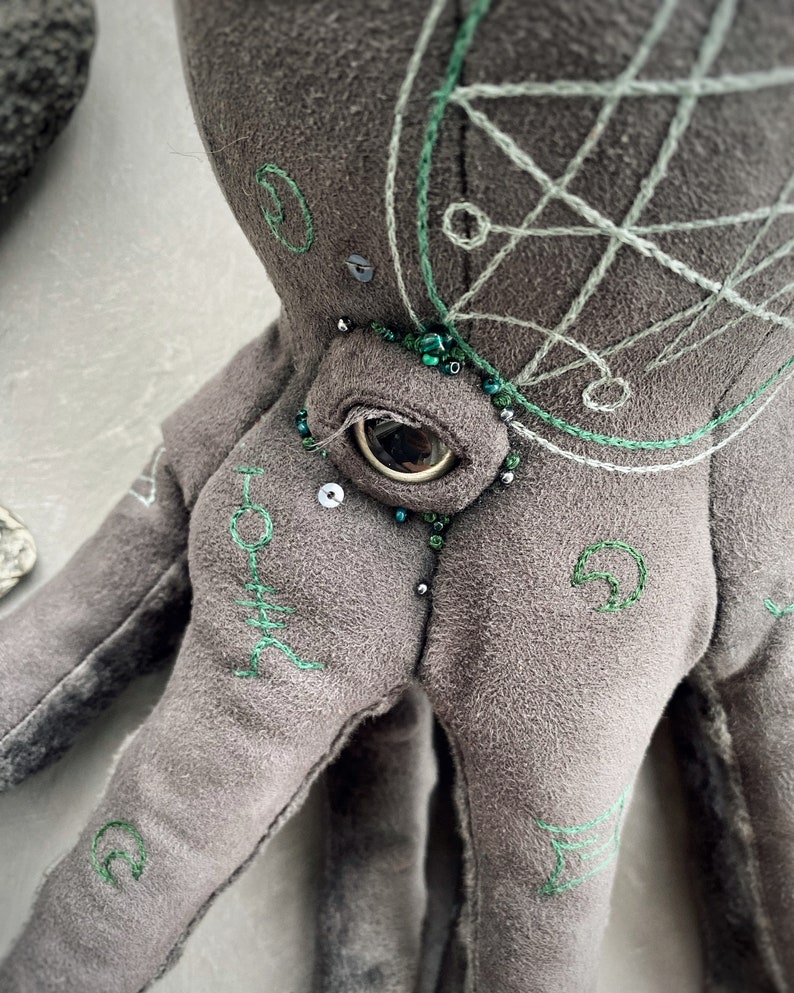 Cthulhu Plush Toy, Octopus Stuffed Animal, Hp Lovecraft, Kraken Decor ...
