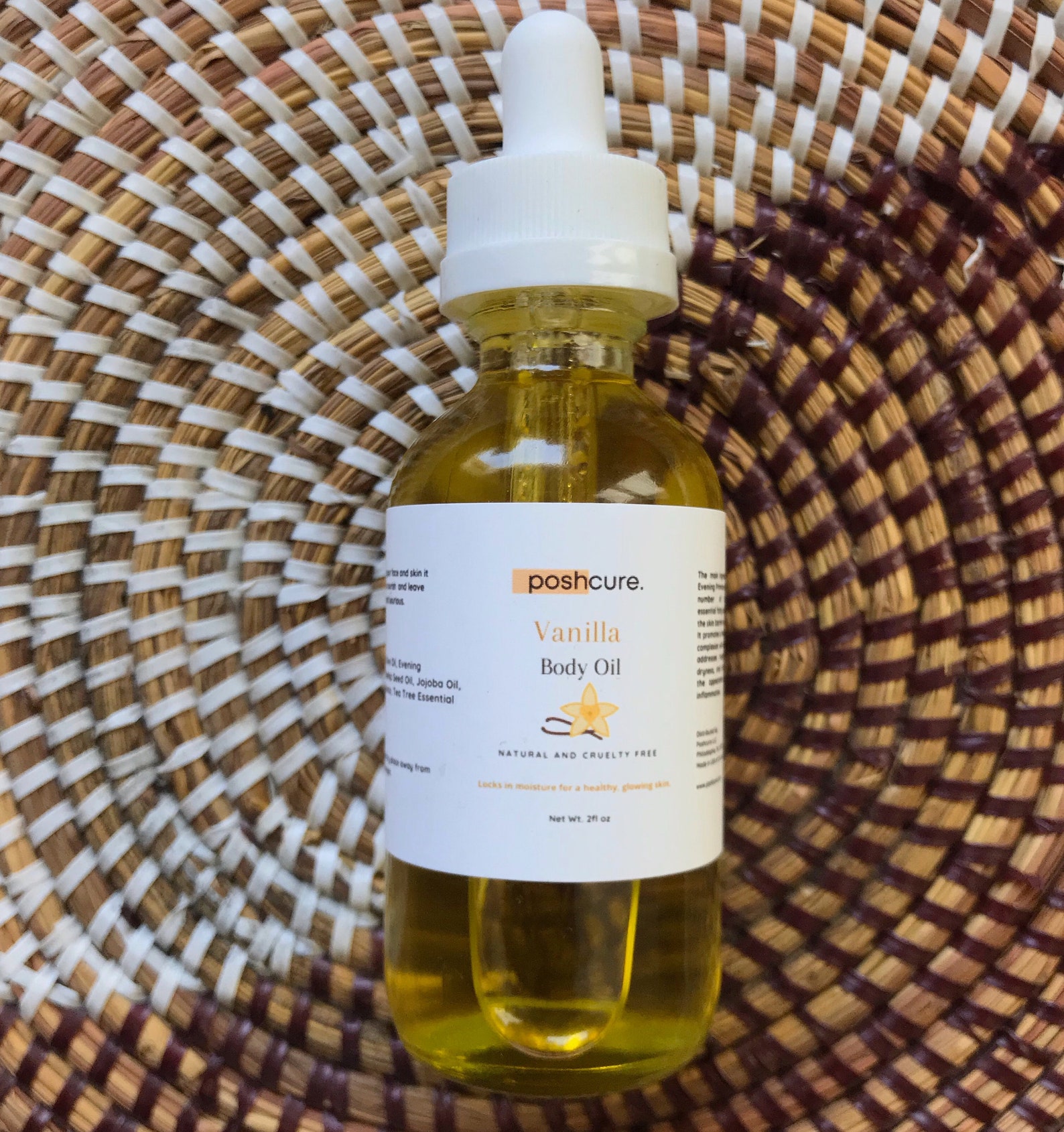 Vanilla Body OilMoisturizing body oil Etsy