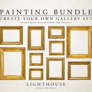 Vintage Gallery Wall Art SET of 10 | Vintage Home Decor PRINTABLE