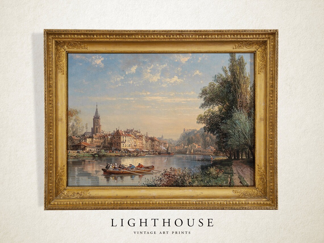 Cityscape European Wall Art Room Decor PRINTABLE Digital Etsy