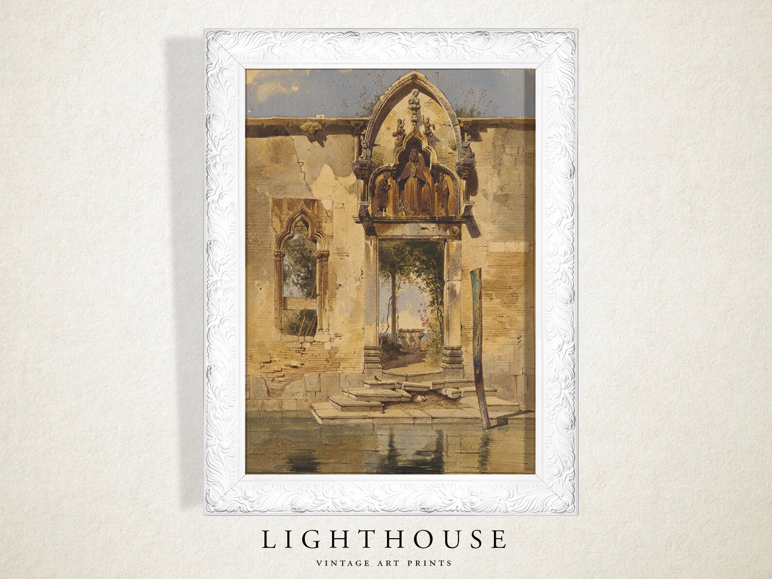 Antique Wall Decor Vintage Art European Painting Etsy