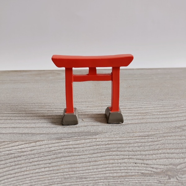 Miniature Torii Gate Made of Premium Quality Resin  / Ideal for Decorating Zen Gardens, Terrariums, Fairy Gardens, etc.