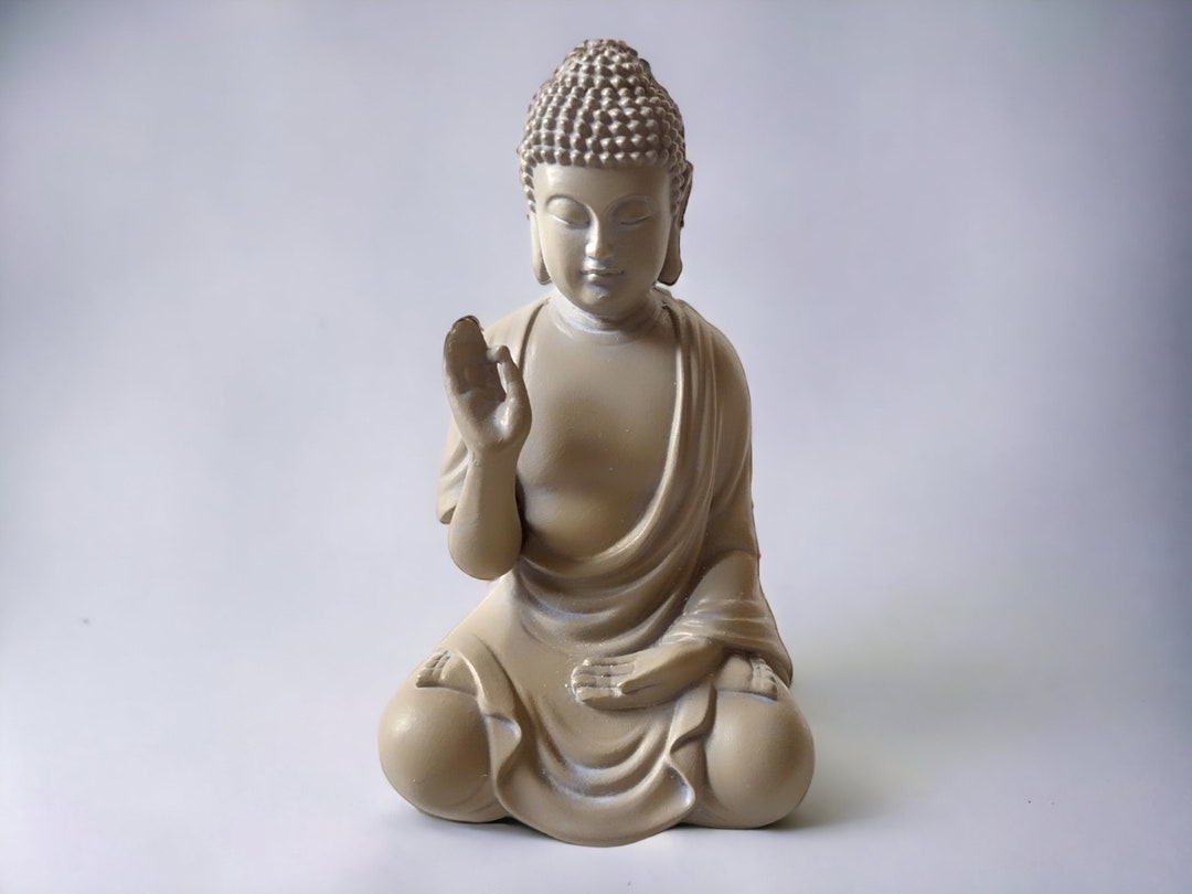 Premium Miniature Buddha Statue Teaching Pose in Sitting Etsy