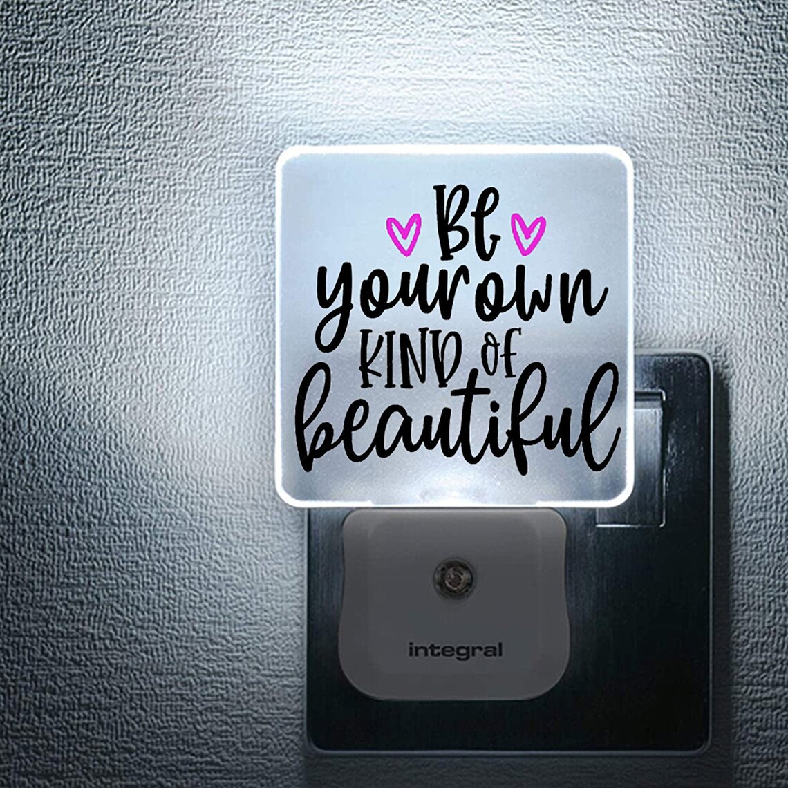 Modern LED Sensored Night Light With Positive & Family Quotes Etsy