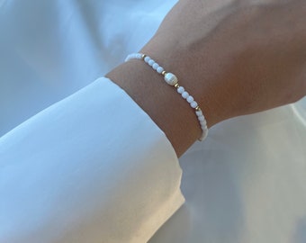 Perlenarmband aus Perlenmix