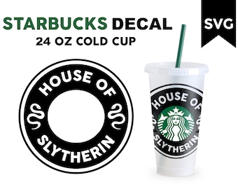 Download Svg Starbucks Slytherin Etsy