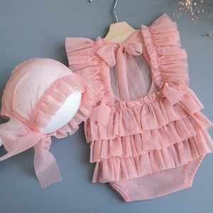 Newborn girl photo outfit lace romper,Newborn girl lace bonnet,Newborn photography prop,Newborn photo prop set,Newborn prop,Pregnancy gift