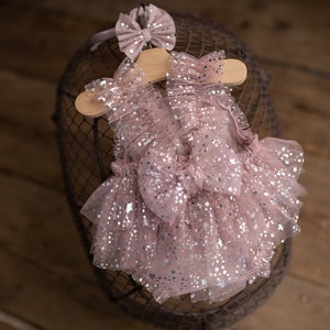 Photo outfit Baby Girl lace romper, Newborn Girl Outfit,Newborn Photography Props, Newborn Photo Props,Pregnancy gift,Newborn girl gift