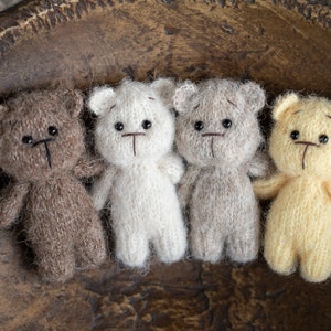 Neugeborenen Strick Teddy Bär Outfit mit Spielzeug, Neugeborenen Fotografie Requisiten Set, Neugeborenen Teddy Bär Outfit, Neugeborene Foto Requisiten, Baby Bär Häkeln Spielzeug
