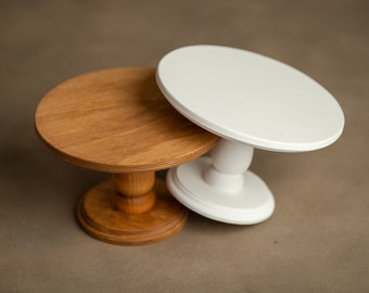 Soporte de madera para tartas, soporte para tartas de cumpleaños, soporte para tartas de boda, accesorio de madera para decoración de primer cumpleaños, accesorio para fotos de primer cumpleaños, accesorio para fotos de primer cumpleaños