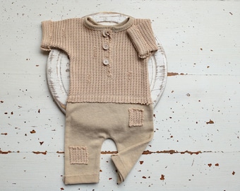 Newborn boy outfit,Baby boy romper,Newborn Photo props,babyshower gift,Coming home boy outfit, Baby boy Photo outfit,babyshower gift