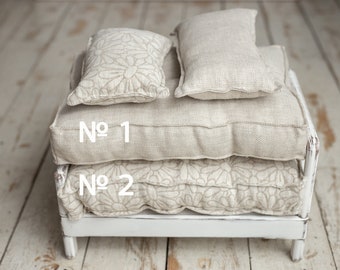 Linge de maison pour nouveau-né, coussin à poser au sol pour nouveau-né, accessoire de literie pour nouveau-né, accessoires de photographie pour nouveau-né, coussin pour nouveau-né