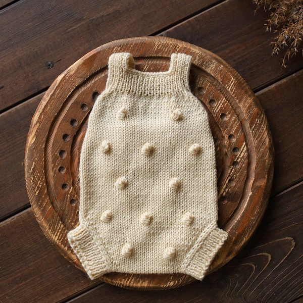 Pelele de punto para niña recién nacida, traje de fotografía para recién nacida, regalo de embarazo, traje de punto para recién nacida, accesorios para recién nacido, traje para volver a casa, regalo de baby shower