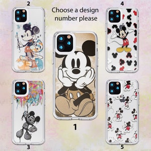 Custodia Mickey Mouse Galaxy S23 Ultra Custodia Diney iPhone 15 Pro Max Custodia in acrilico Custodia Note 20 Custodia iPhone 14 Pro Max Custodia iPhone 13 Pro