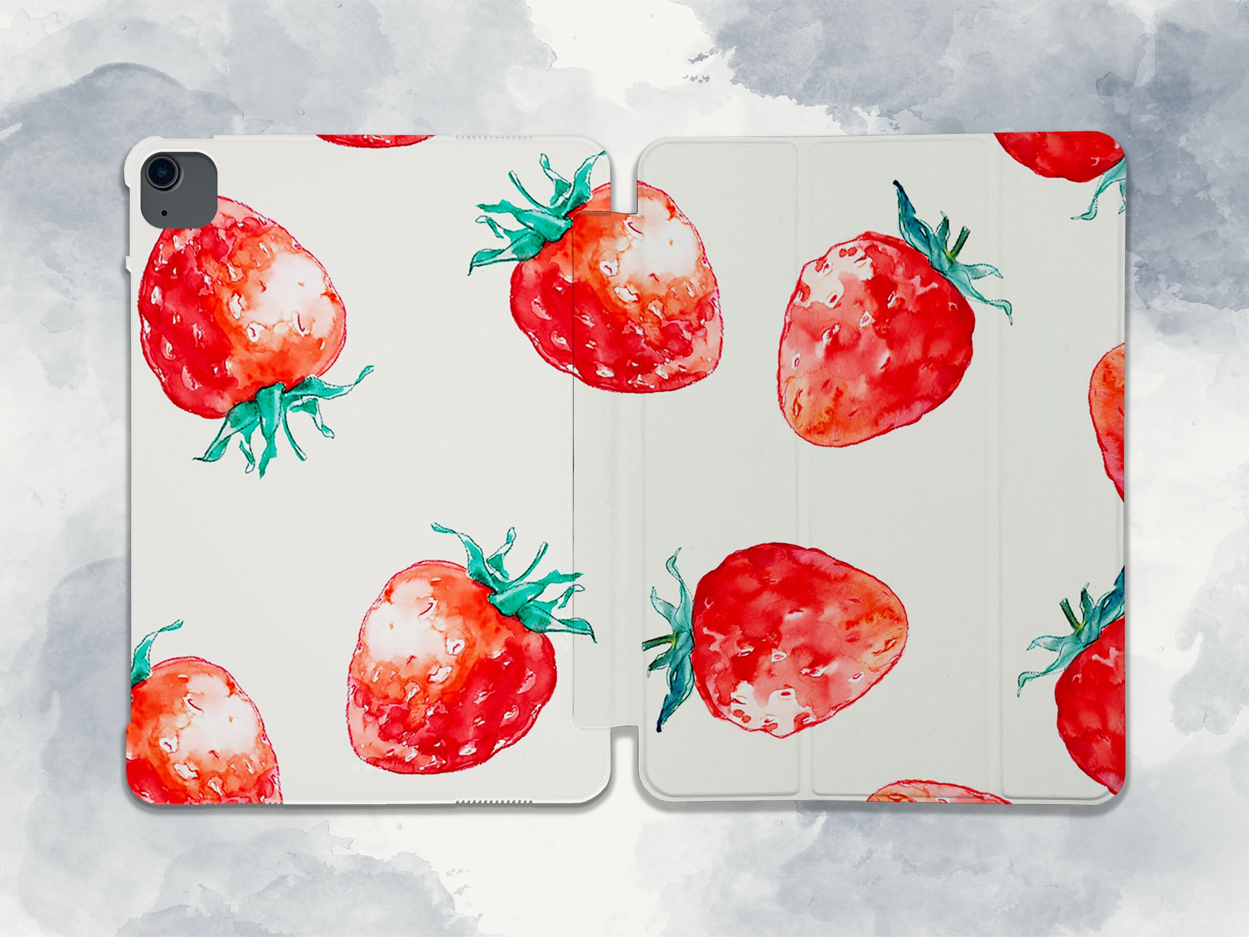 Strawberries iPad Case iPad Pro 12.9 In 2022 Case Cute iPad - Etsy ...