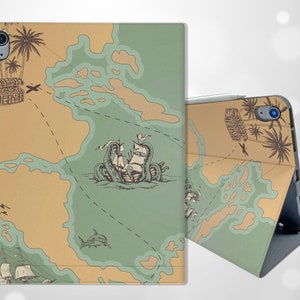 Schatkaart iPad Case met potloodhouder iPad Air Case M2 iPad Pro 12.9 Case iPad Sleeve iPad Pro Case iPad Air 5e Gen Case iPad Cover