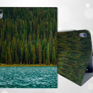 Custodia per iPad Pine Trees con portamatite Custodia per iPad Air M2 Custodia per iPad Pro 12.9 Custodia per iPad Custodia per iPad Pro Custodia per iPad Air 5a generazione Custodia per iPad