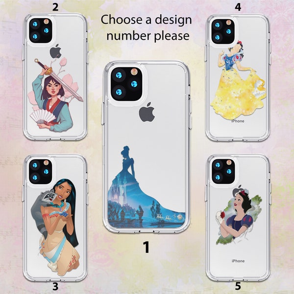 Coque Disney pour iPhone 15 Pro Max Disney Princess Galaxy S23 Ultra coque acrylique Note 20 coque iPhone 14 Pro Max coque iPhone 13