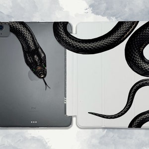 Black Snake iPad Case Custom iPad Pro 12.9 In 2022 Case iPad Pro 11" Case iPad Mini 6 Case iPad Air 5 Case iPad 10.9 Inch 2022 Case