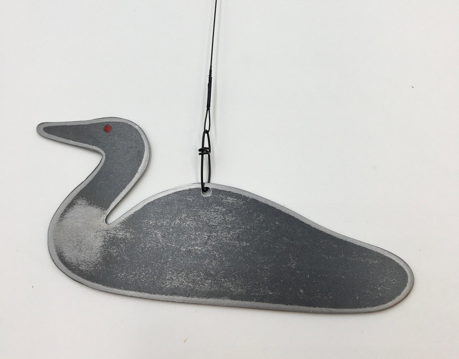 Loon steel wind chime hand made in Maine Etsy