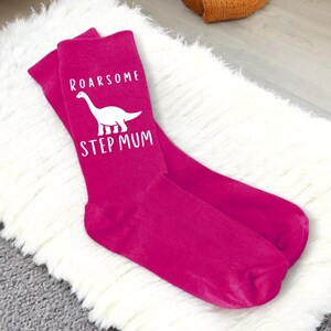 Ladies Socks for Step Mum - Cute Christmas Gift for Step Mum Birthday Present for Her, Novelty Stocking Filler for Women, Unique Funny Gift
