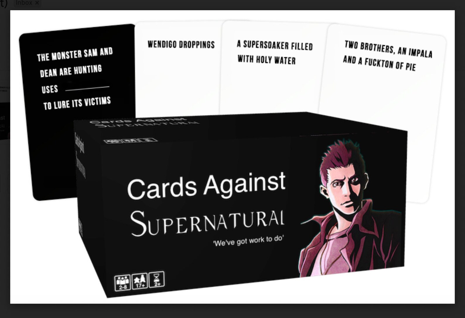 Cards Against Supernatural 2021 Limited Edition Copy image 1.