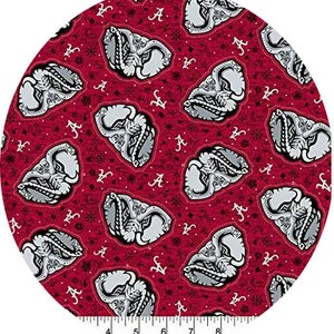 Alabama Scrub Cap FAST and FREE Shipping USA Made Unisex Surgical Cap or Adjustable Euro Style Long Hair Surgical Cap w/ Optional Buttons