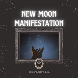 New Moon Community Ritual | Manifest New Beginnings, Moon Magic, Lunar Magic, Folk Magic, Hoodoo