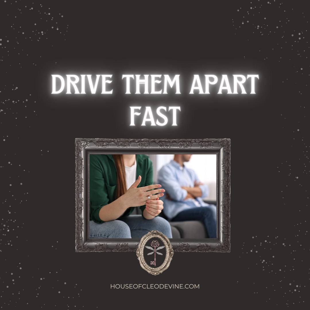 Drive Them Apart Spell | Cause Distance & Conflict | Create ...
