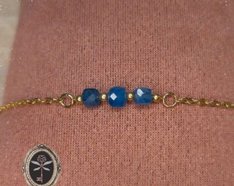Speak Your Truth Anxiety Relief Bracelet | Calm Overthinking & Find Your Voice with Aqua Blue Spinel | Emotional Healing Jewelry for Peace