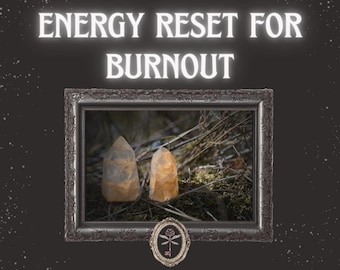 Energy Reset for Overwhelm and Burnout | Remote Healing Session for Stress Relief | Intuitive Energy Clearing and Recharging Ritual