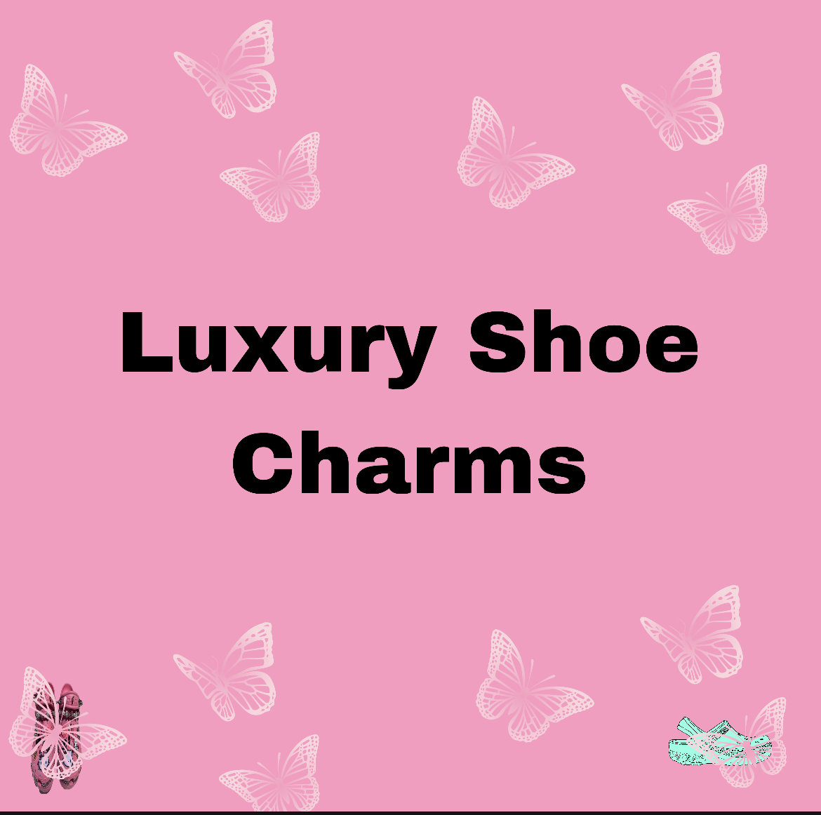 LV Button Shoe Charms