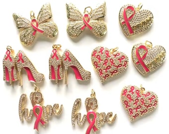 DIY Breast Cancer Charms