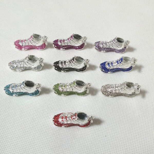 Silver Bling Sneaker Charms