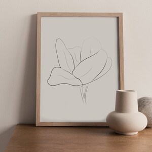 Flower drawing, line drawing, line flower, line art, fine line art, line art, line printing.