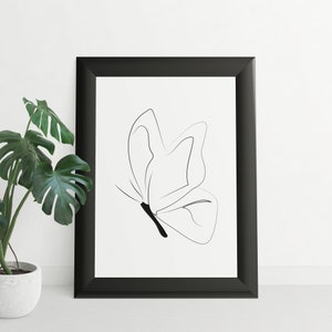 Butterfly drawing, line drawing, line butterfly, line art, fine line art, line drawing, butterfly, line printing.