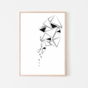 Arte abstracto, Resumen mínimo, Cartel de arte abstracto, Impresión minimalista, Dibujo de arte abstracto, Arte imprimible moderno