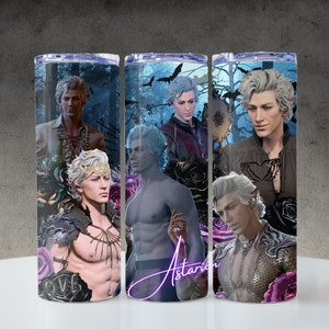 Astarion Tumbler, Astarion Baldur's Gate 3 inspired 20oz. Tumbler
