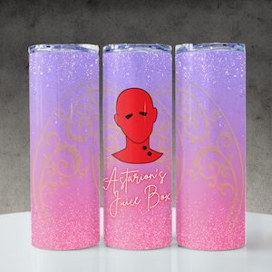 Vampire Juice Box Astarion Inspired Tumbler, BG3 themed 20oz. Tumbler