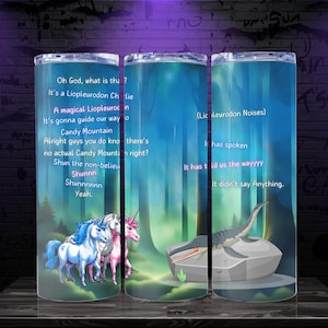 Charlie the Unicorn Liopleurodon 20 Oz Tumbler - Etsy
