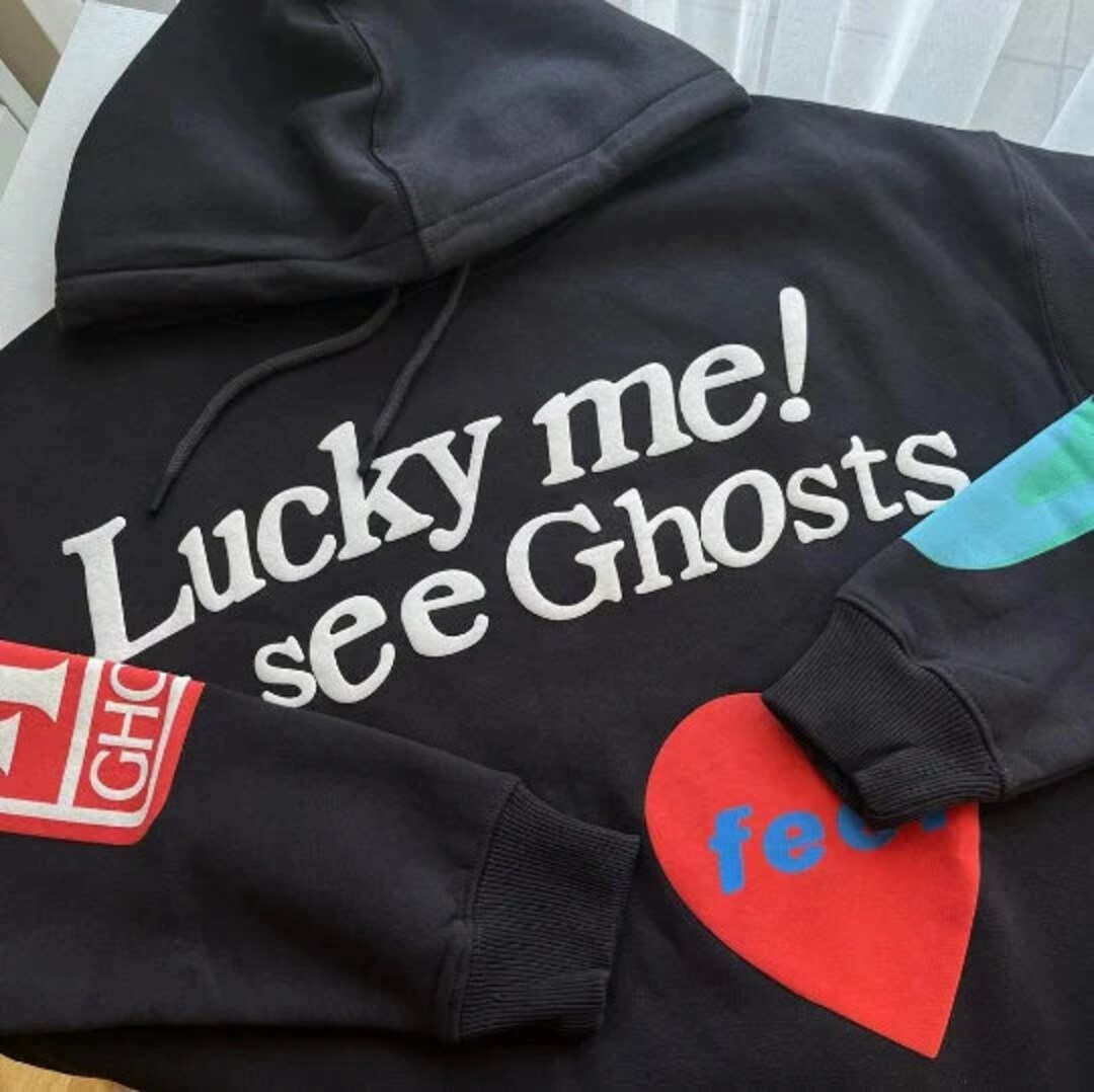 JHope Lucky Me I See Ghosts Hoodie - Etsy Polska