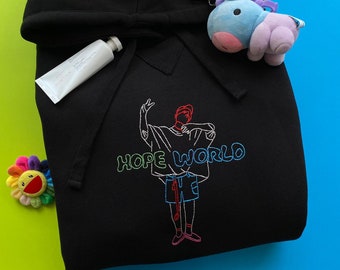 Sweat-shirt et sweat-shirt à capuche Hope World Mirror Selca Design