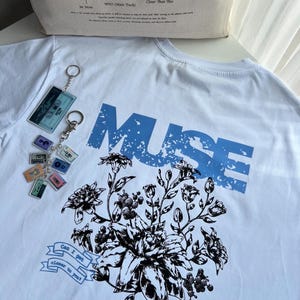 bts JIMIN MUSE T シャツ 水色 M ジミン BTS ジミン Tシャツ MUSE LIGHT BLUE L ライトブルー - メルカリ