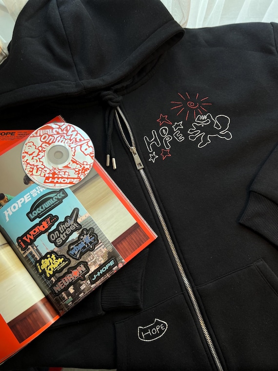 アイドル HOPE ON THE STAGE ZIP-UP HOODIE L HOPE ON THE STAGE ZIP-UP HOODIE L アイドル BTS JHOPE ON THE STAGE