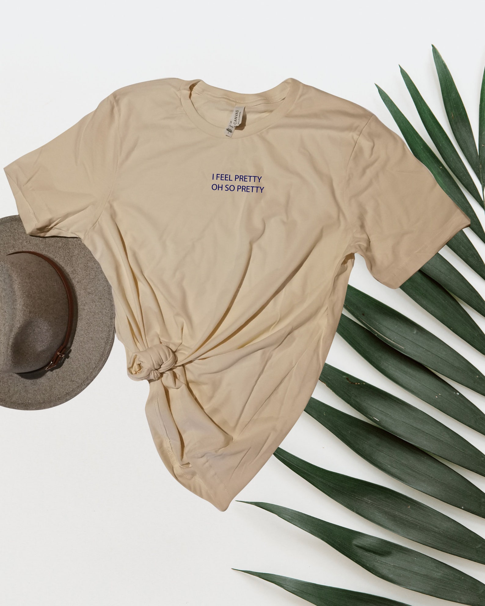 I Feel Pretty Oh So Pretty Tee Shirt Natural Color Tshirt Etsy