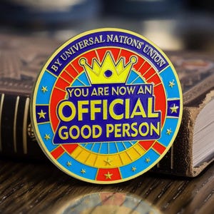 Official Good Person Challenge Coin Employee Recognition Award