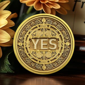 Lucky Coin Decision Coin, Fortune Challenge Coin Slot Machine Luck Token Lucky Amulets Fortune Coins dla mężczyzn i kobiet