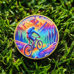 1-99 Years Sobriety Medallion, Strength in Clarity AA Recovery Gift