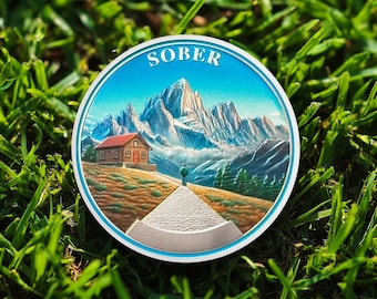 Medallón personalizado de NA AA de 1 a 99 años de sobriedad, regalo inspirador de recuperación