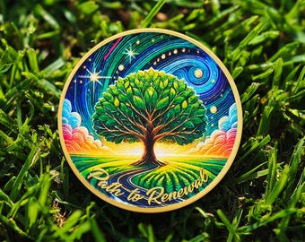 Moneta AA per la sobrietà da 1 a 99 anni, regalo di traguardo per il recupero dell'albero stellato di Field